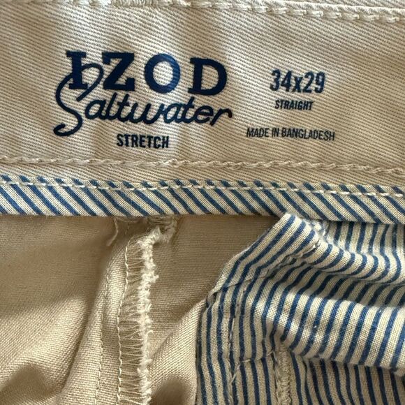 Izod  Saltwater Stretch Khaki Chino Pants - Picture 3 of 6